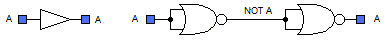 Noninverting buffer NOR gate equivalent Noninverting buffer NOR gate equivalent