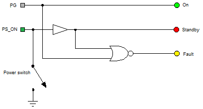 Power supply schematic with noninverting buffer Power supply schematic with noninverting buffer