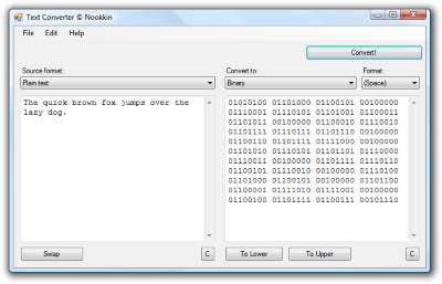 Text Converter screenshot